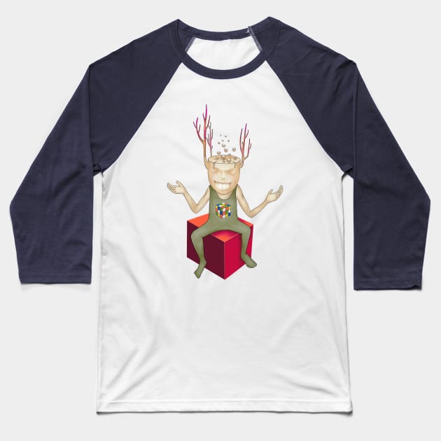 Stump man : Clever Baseball T-Shirt by Deeprootsbkk